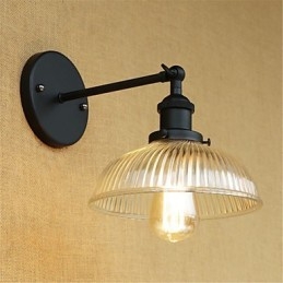 Pintura retrô country para proteção ocular em estilo mini, arandelas de parede com luz ambiente