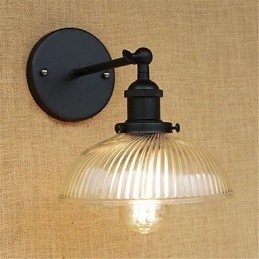 Pintura retrô country para proteção ocular em estilo mini, arandelas de parede com luz ambiente