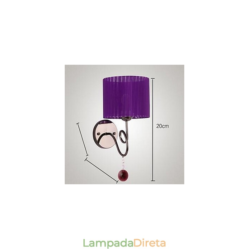 Luminária de parede moderna contemporânea galvanizada Uplight