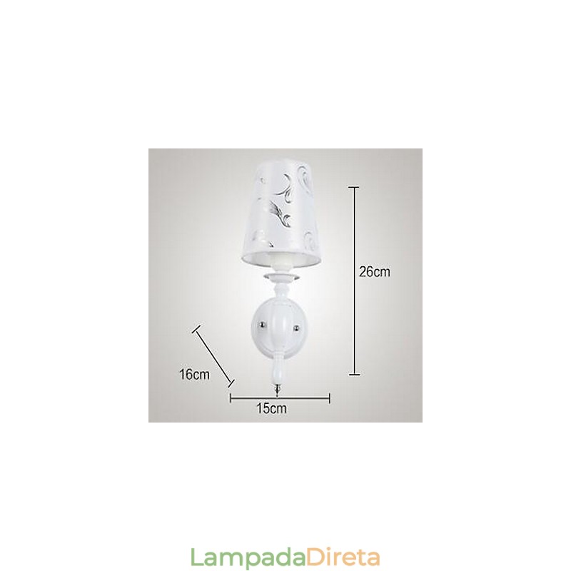 Luminária de parede moderna contemporânea galvanizada Uplight