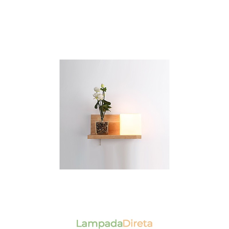 Recurso country para proteção ocular estilo mini, arandelas de parede com luz ambiente, luminária de parede