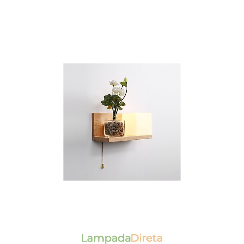 Recurso country para proteção ocular estilo mini, arandelas de parede com luz ambiente, luminária de parede