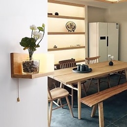 Recurso country para proteção ocular estilo mini, arandelas de parede com luz ambiente, luminária de parede