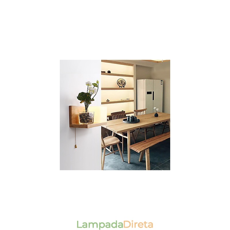 Recurso country para proteção ocular estilo mini, arandelas de parede com luz ambiente, luminária de parede