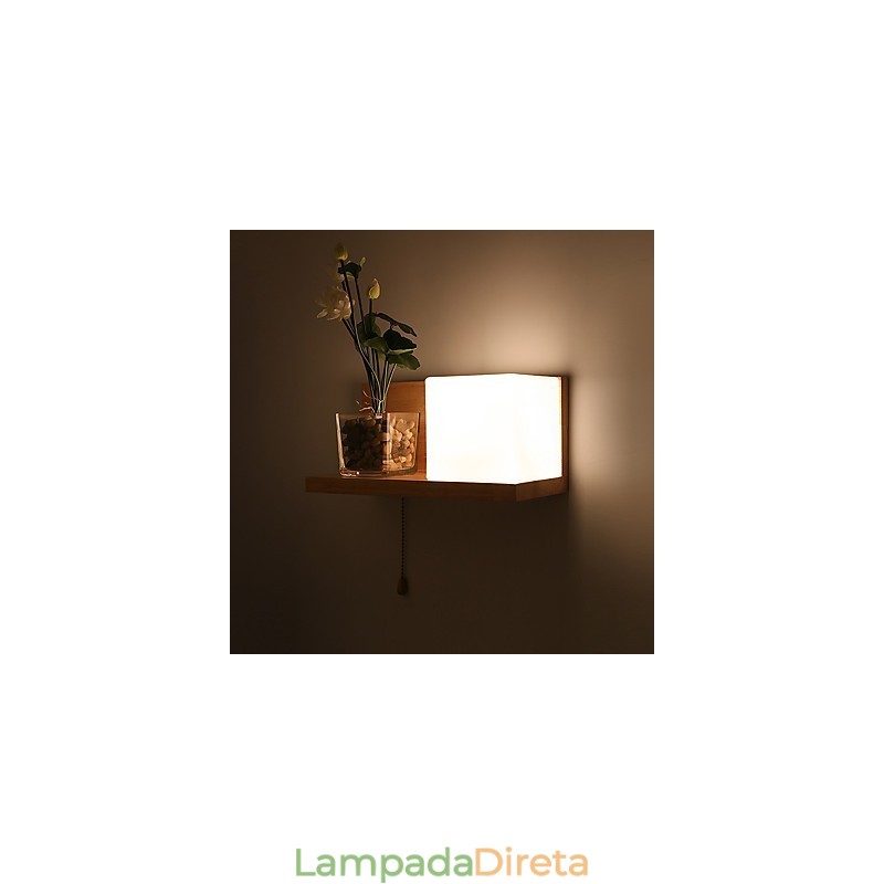 Recurso country para proteção ocular estilo mini, arandelas de parede com luz ambiente, luminária de parede