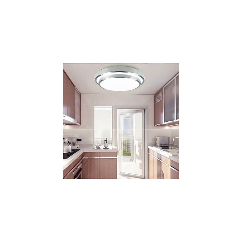 Luminárias embutidas redondas simples modernas diâmetro 29cm