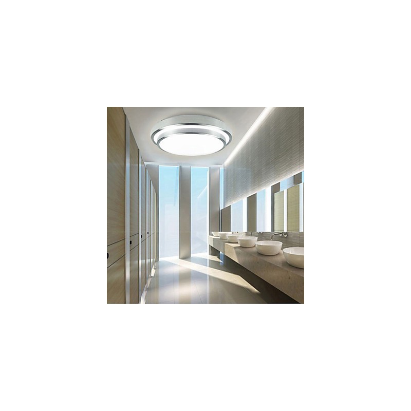 Luminárias embutidas redondas simples modernas diâmetro 29cm