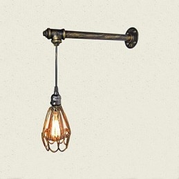 Luminárias de parede vintage loft com interruptor Industrial Edison Fashion Simplicity Wall Sconce Metal Base Cap
