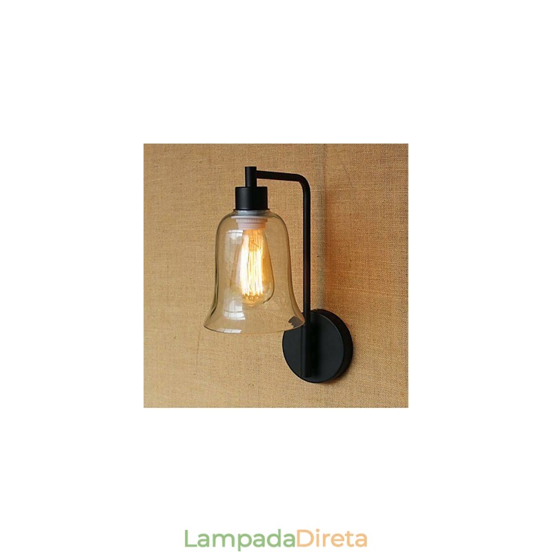 Recurso de acabamento em óxido preto rústico para braço articulado para luz ambiente