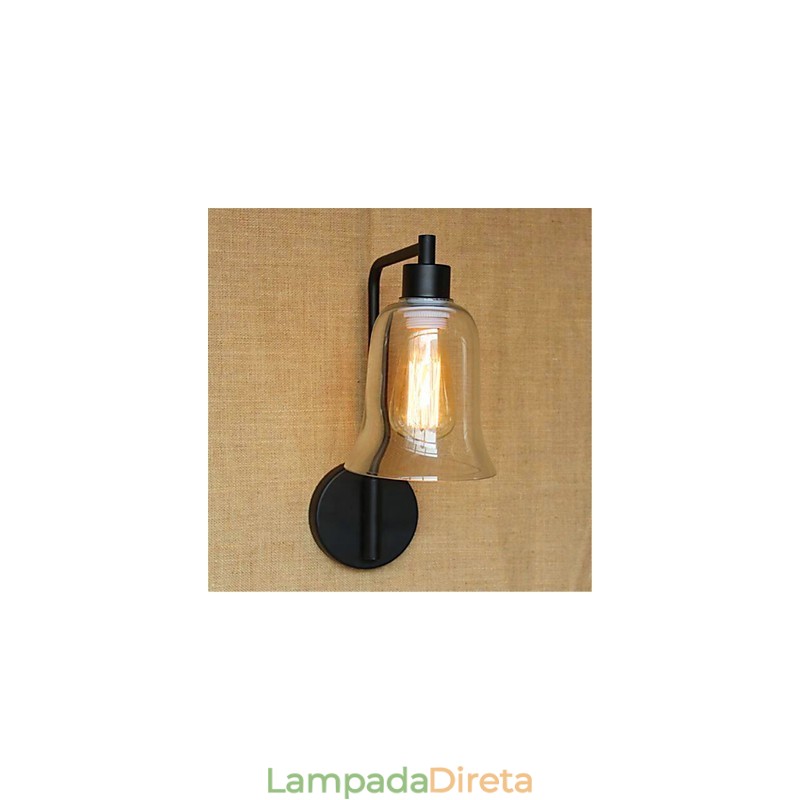 Recurso de acabamento em óxido preto rústico para braço articulado para luz ambiente