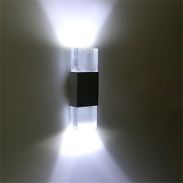 6 Soquetes de Tubo Fluorescente Moderno Contemporâneo Brilhante Característica para Luz Ambiente Arandelas de Parede Luz de Parede