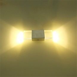 6 Soquetes de Tubo Fluorescente Moderno Contemporâneo Brilhante Característica para Luz Ambiente Arandelas de Parede Luz de Parede