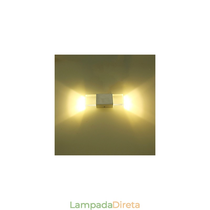 6 Soquetes de Tubo Fluorescente Moderno Contemporâneo Brilhante Característica para Luz Ambiente Arandelas de Parede Luz de Parede
