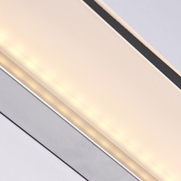 Recurso eletrogalvanizado moderno contemporâneo integrado para iluminação de banheiro com luz ambiente Luz de parede