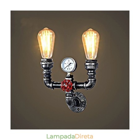 2 cabeças vintage industrial metal luzes de parede restaurante café bar decoração iluminação 2 cabeças vintage industrial metal luzes de parede restaurante café bar decoração iluminação