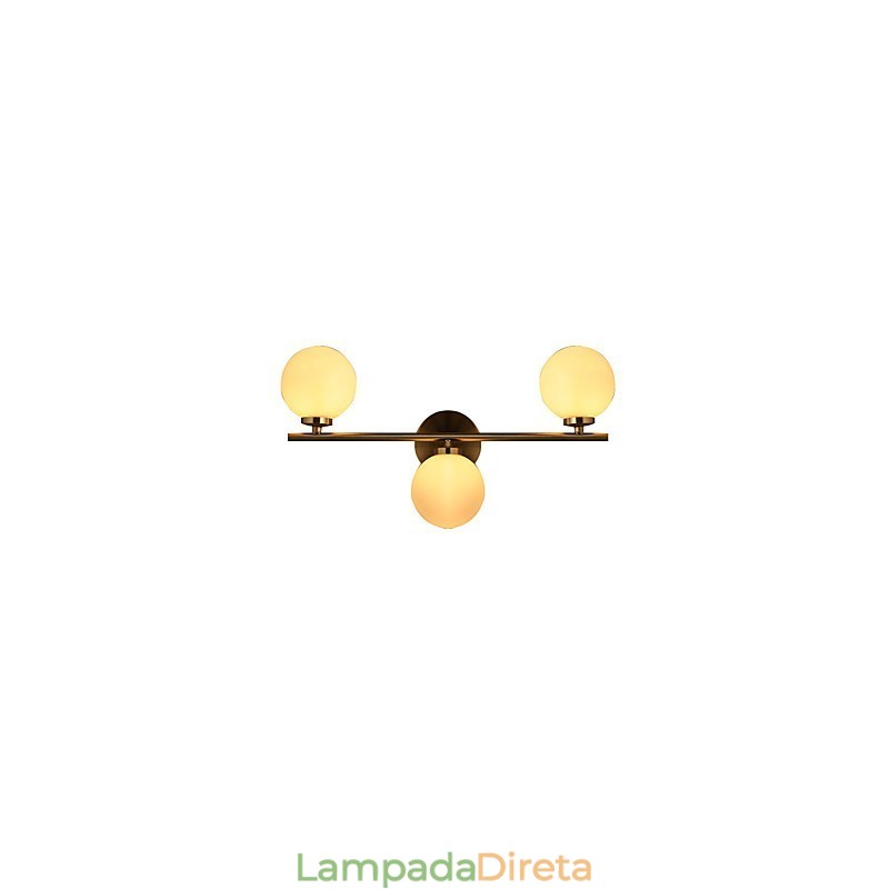 Luminária de parede de vidro moderna contemporânea bronze característica para mini estilo uplight arandelas de parede luz de parede