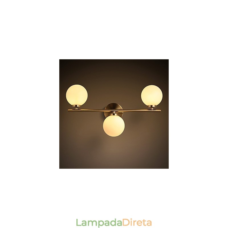 Luminária de parede de vidro moderna contemporânea bronze característica para mini estilo uplight arandelas de parede luz de parede