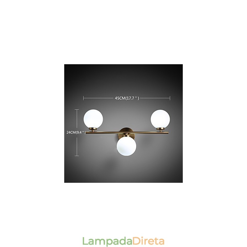 Luminária de parede de vidro moderna contemporânea bronze característica para mini estilo uplight arandelas de parede luz de parede