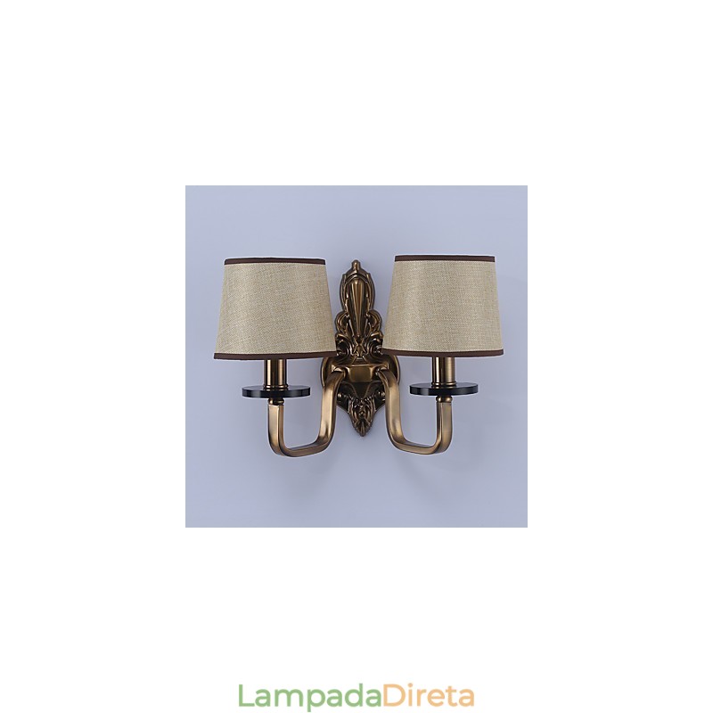 Recurso tradicional clássico galvanizado para proteção ocular Arandelas de parede Downlight Luminária de parede