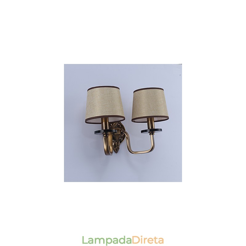 Recurso tradicional clássico galvanizado para proteção ocular Arandelas de parede Downlight Luminária de parede