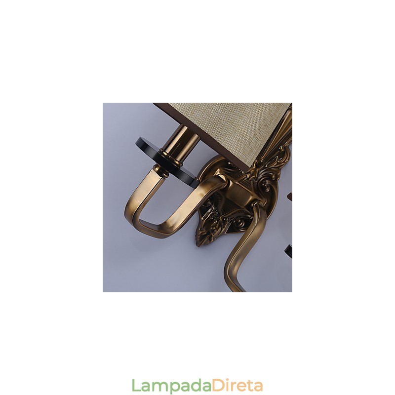 Recurso tradicional clássico galvanizado para proteção ocular Arandelas de parede Downlight Luminária de parede