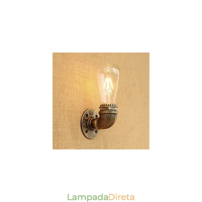 Recurso de pintura retrô country para luzes de parede de luz ambiente estilo mini