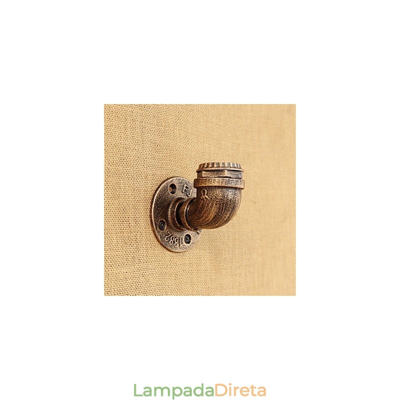 Recurso de pintura retrô country para luzes de parede de luz ambiente estilo mini