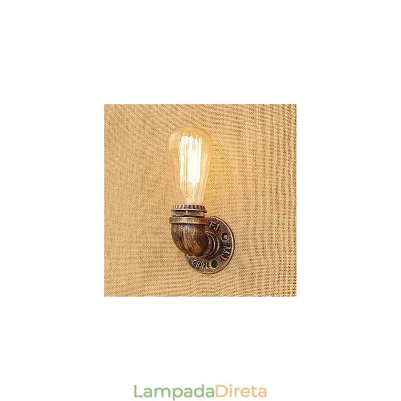 Recurso de pintura retrô country para luzes de parede de luz ambiente estilo mini