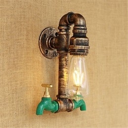 Recurso de pintura retrô country para arandelas de parede de luz ambiente estilo mini
