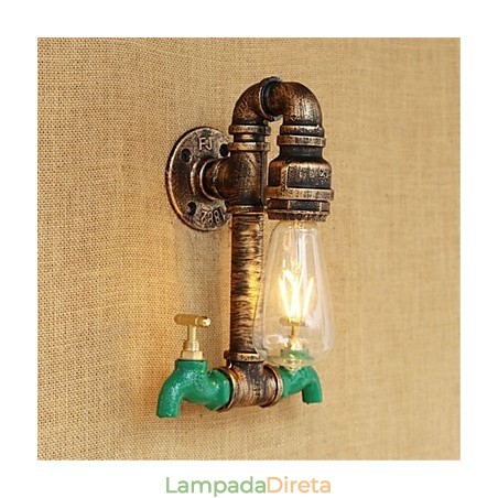 Recurso de pintura retrô country para arandelas de parede de luz ambiente estilo mini Recurso de pintura retrô country para arandelas de parede de luz ambiente estilo mini