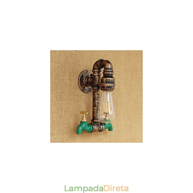 Recurso de pintura retrô country para arandelas de parede de luz ambiente estilo mini