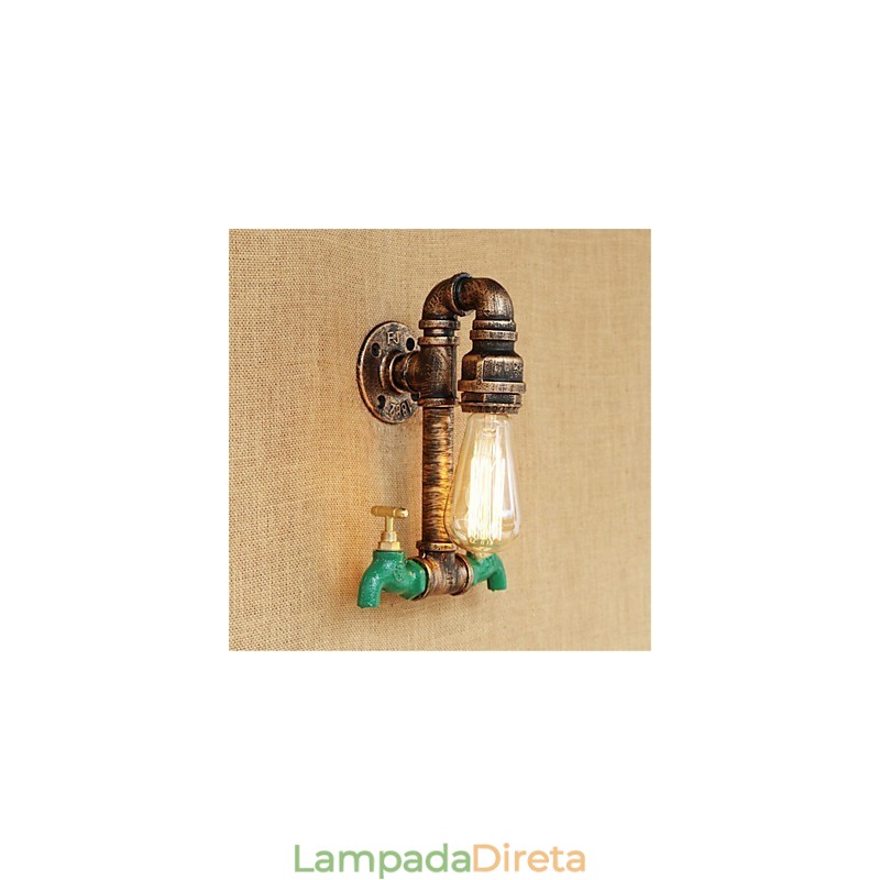 Recurso de pintura retrô country para arandelas de parede de luz ambiente estilo mini