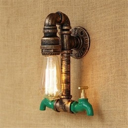 Recurso de pintura retrô country para arandelas de parede de luz ambiente estilo mini