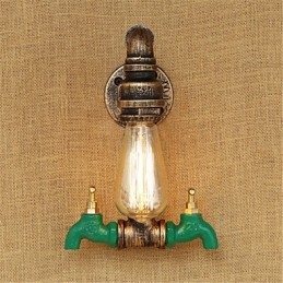Recurso de pintura retrô country para arandelas de parede de luz ambiente estilo mini