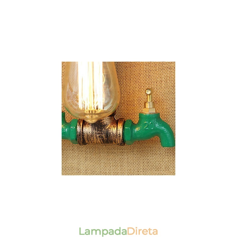 Recurso de pintura retrô country para arandelas de parede de luz ambiente estilo mini
