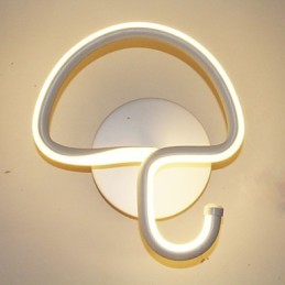 Lâmpada minimalista moderna Lâmpada de cabeceira para quarto Corredores Hotel Projeto Iluminação Alumínio Circular Lâmpada de parede