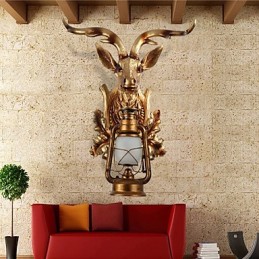 Pintura moderna contemporânea tradicional clássica rústica Lodge para estilo mini luz ambiente