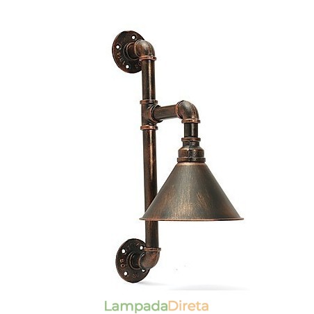 Luzes de parede de tubo de água estilo industrial retrô criativo country metal restaurante café bares mesa de bar arandelas de parede Luzes de parede de tubo de água estilo industrial retrô criativo country metal restaurante café bares mesa de bar arandelas de parede
