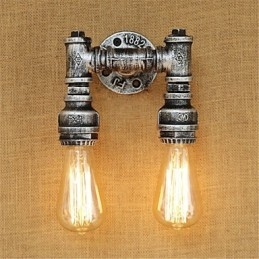 Pintura rústica estilo chalé country retrô para apliques de parede com luz ambiente estilo mini