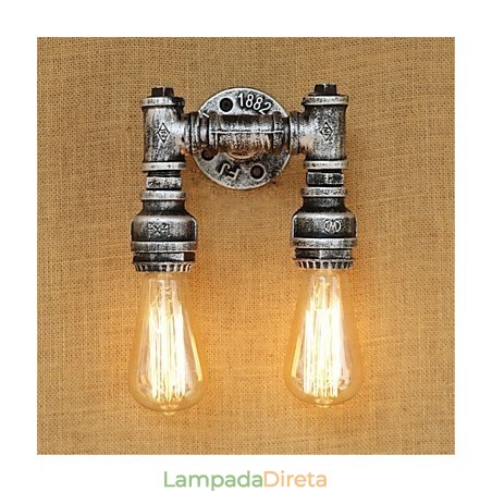 Pintura rústica estilo chalé country retrô para apliques de parede com luz ambiente estilo mini Pintura rústica estilo chalé country retrô para apliques de parede com luz ambiente estilo mini