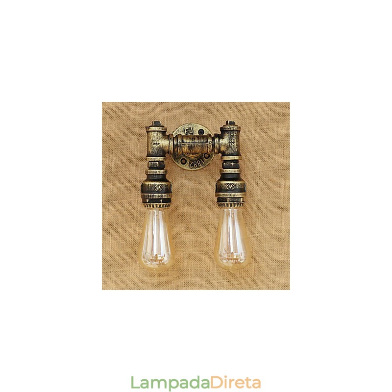 Pintura rústica estilo chalé country retrô para apliques de parede com luz ambiente estilo mini