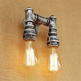 Pintura rústica estilo chalé country retrô para apliques de parede com luz ambiente estilo mini