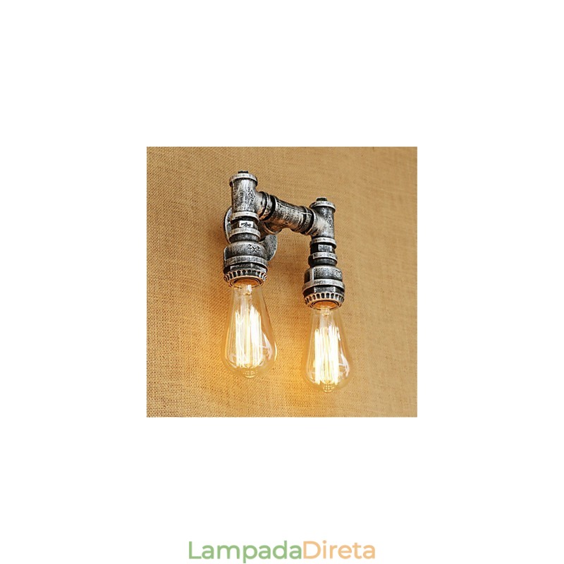 Pintura rústica estilo chalé country retrô para apliques de parede com luz ambiente estilo mini
