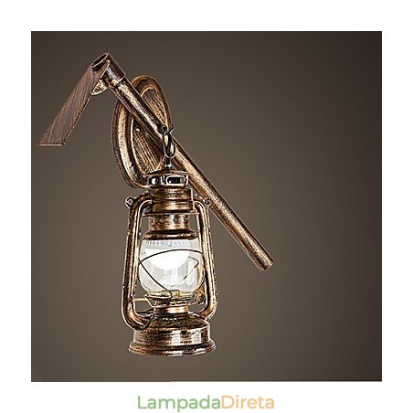 Pintura rústica de chalé para arandelas de parede estilo mini uplight, luminária de parede C Pintura rústica de chalé para arandelas de parede estilo mini uplight, luminária de parede C