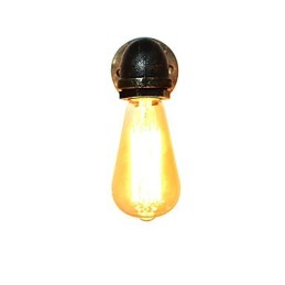 Arandelas de parede rústicas tradicionais clássicas de latão antigo para iluminação ambiente
