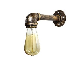 Arandelas de parede rústicas tradicionais clássicas de latão antigo para iluminação ambiente