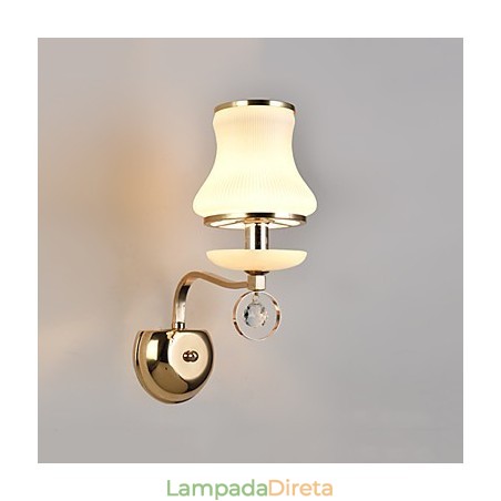 Recurso eletrogalvanizado contemporâneo moderno para arandelas de parede de luz ambiente de cristal Recurso eletrogalvanizado contemporâneo moderno para arandelas de parede de luz ambiente de cristal