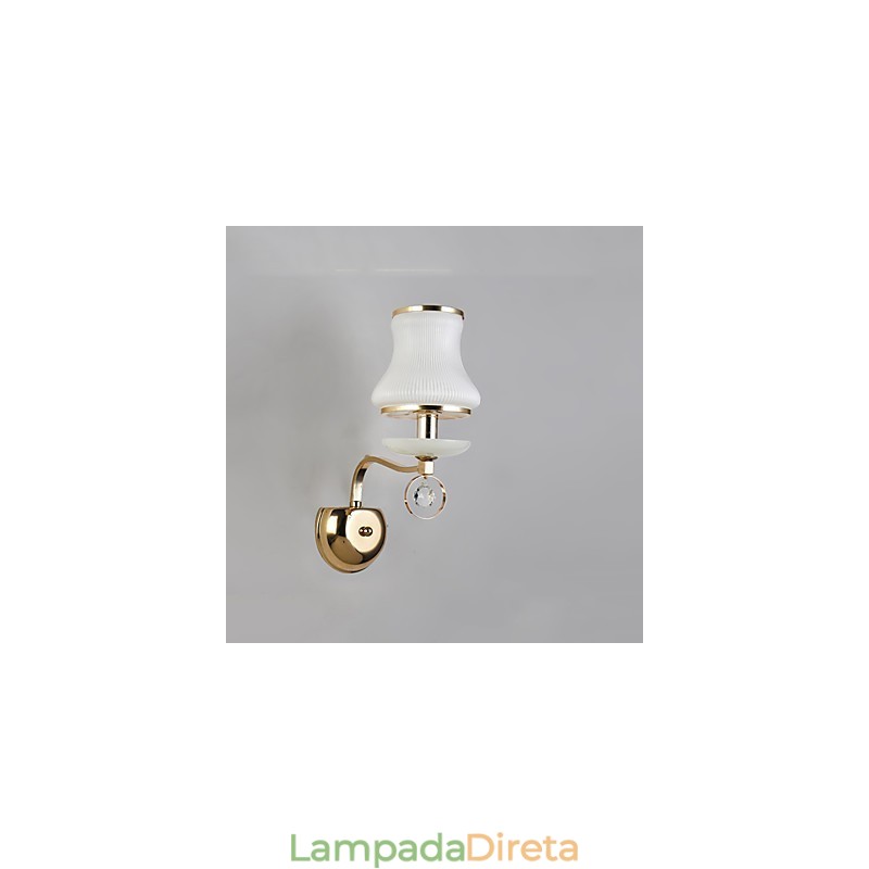 Recurso eletrogalvanizado contemporâneo moderno para arandelas de parede de luz ambiente de cristal