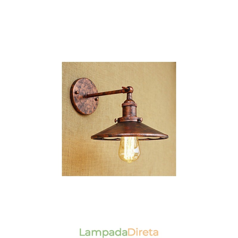 Rústico Lodge Country Retro Galvanizado Recurso para Mini Estilo Ambient Light Wall Appliques