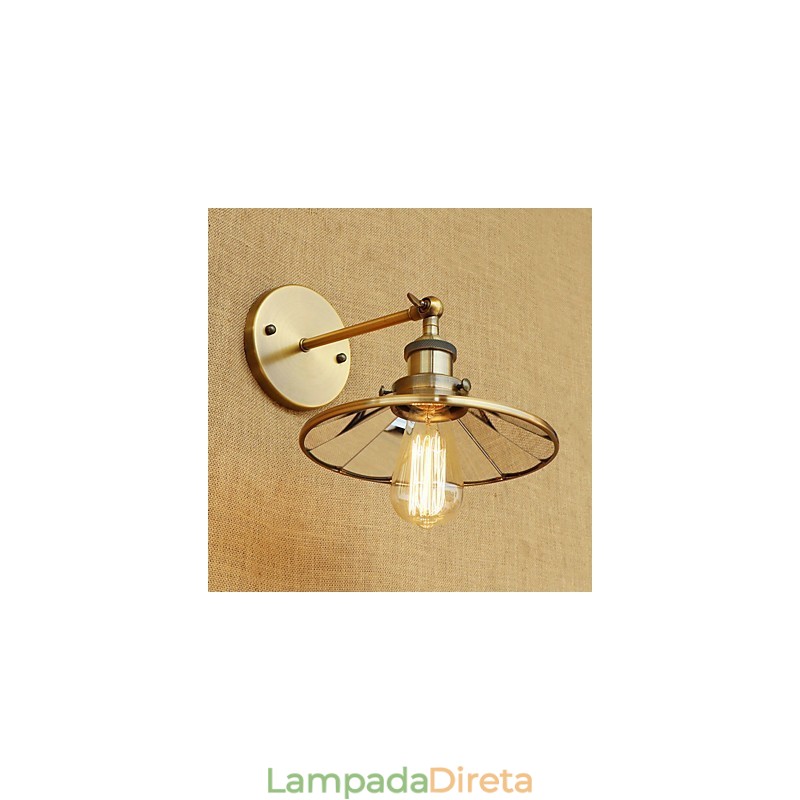 Rústico Lodge Country Retro Galvanizado Recurso para Mini Estilo Ambient Light Wall Appliques